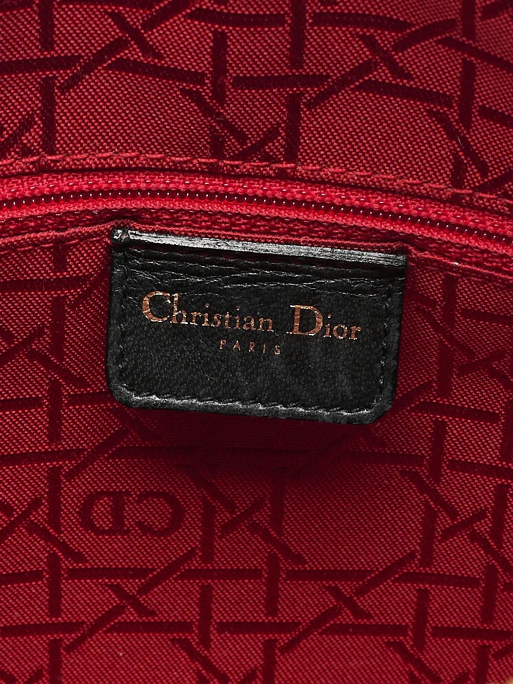 Dior Lady Dior Cannage Handbag Large Size Lambskin Gold-Tone Hardware - Picture 6 of 6